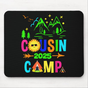 Family Camping Summer Vacation Crew Cousin Camp 20 Mouse Pad