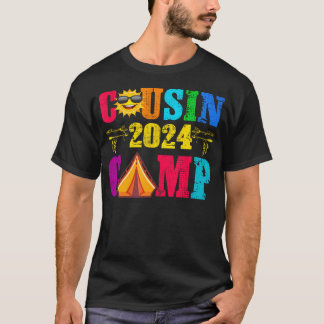 Family Camping Summer Vacation Crew Cousin Camp 20 T-Shirt