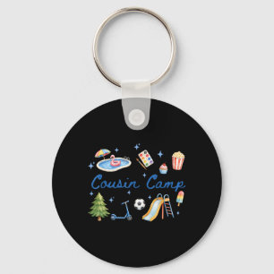 Family Camping Summer Vacation Crew Cousin Camp Key Ring