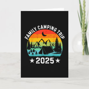 Family Camping Trip 2025 Matching Crew Summer Vaca Card