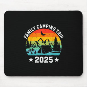 Family Camping Trip 2025 Matching Crew Summer Vaca Mouse Pad