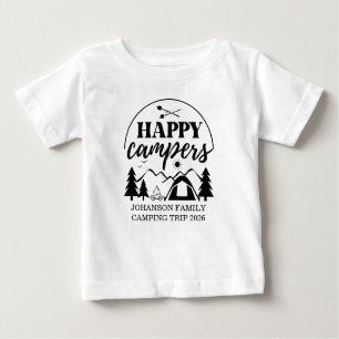 Family Camping Trip Baby T-Shirt