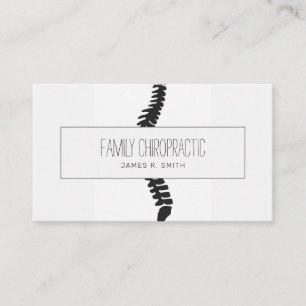 Family Chiropractic Chiropractor Business Card