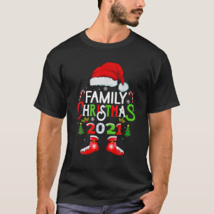 Family Christmas 2021 Crew Xmas Squad Santa Funny T-Shirt