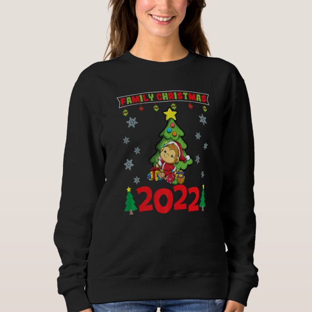 Family Christmas 2022 Funny Matching Xmas Lover Pr Sweatshirt (Front)