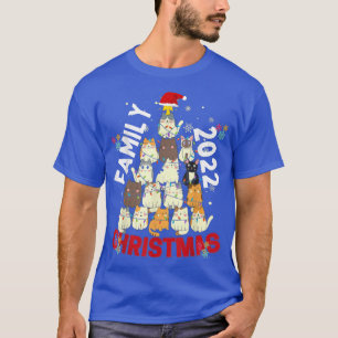 Family Christmas 2022 Matching s Squad Cat Funny T T-Shirt
