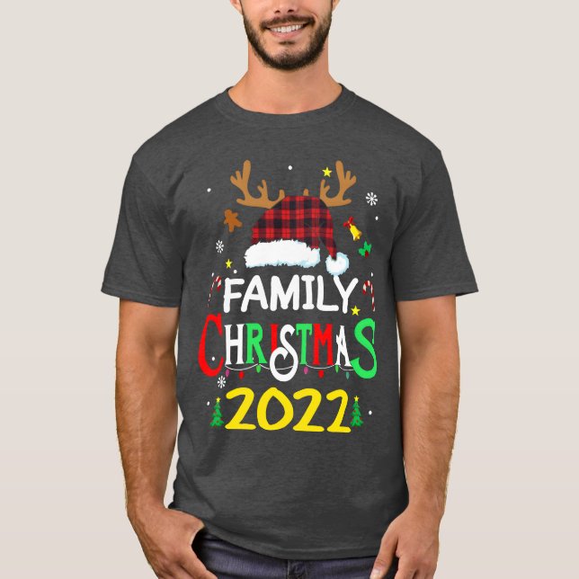 Family Christmas 2022 Merry Christmas gift T-Shirt (Front)