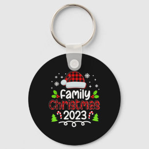 Family Christmas 2023 For Familys Matching Xmas Fa Key Ring