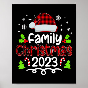 Family Christmas 2023 For Familys Matching Xmas Fa Poster