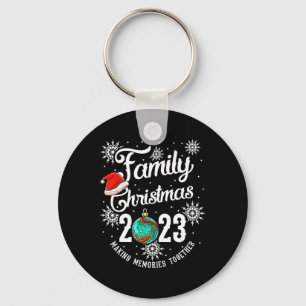Family Christmas 2023 Making Memories Together Key Ring