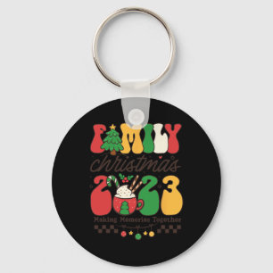 Family Christmas 2023 Matching Making Memories Xma Key Ring