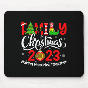 Family Christmas 2023 Matching Outfits Team Santa Mouse Pad