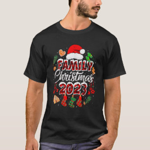 Family Christmas 2023 Matching s Squad Santa Elf F T-Shirt