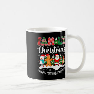 Family Christmas 2023 Matching Santa Reindeer Funn Coffee Mug