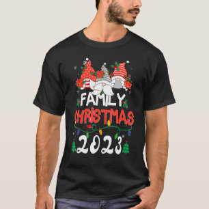 Family Christmas 2023 Matching Squad Santa Elf 7 T-Shirt