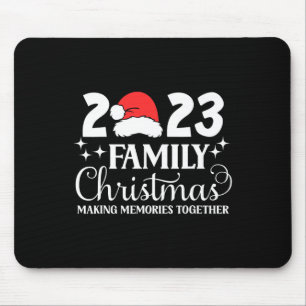 Family Christmas 2023 Matching Squad Santa Elf Fun Mouse Pad