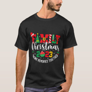 Family Christmas 2023 Matching Squad Santa Elf Fun T-Shirt