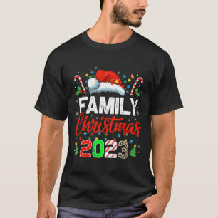Family Christmas 2023 Matching Squad Santa Elf Fun T-Shirt
