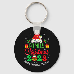 Family Christmas 2023 Matching Squad Team Santa Xm Key Ring