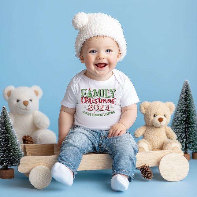 Family Christmas 2024  Baby Bodysuit (Creator Uploaded)