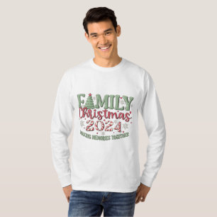 Family Christmas 2024 Dad T-Shirt