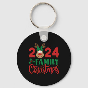 Family Christmas 2024 Funny Xmas Family Matching P Key Ring
