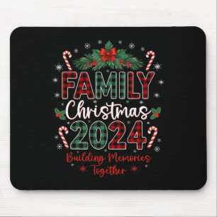 Family Christmas 2024 Group Matching Xmas Squad Mouse Pad
