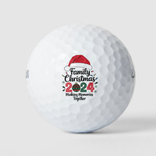 Family Christmas 2024 Making Memories Together Golf Balls