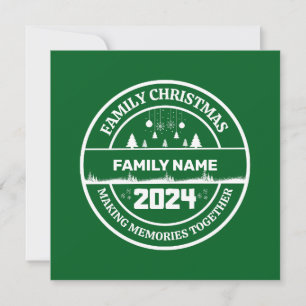 Family Christmas 2024 Making Memories Together Invitation