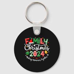 Family Christmas 2024 Making Memories Together Mat Key Ring