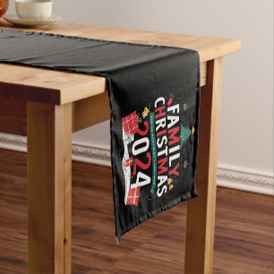 Family Christmas 2024 Making Memories Together Short Table Runner