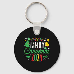 Family Christmas 2024 Matching Gift Santa Xmas 1 Key Ring