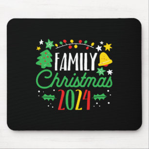 Family Christmas 2024 Matching Gift Santa Xmas 1 Mouse Pad