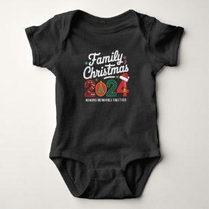 Family Christmas 2024 Matching Outfit Xmas Squad Baby Bodysuit