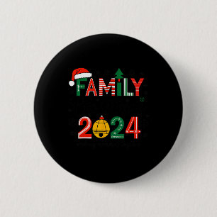 Family Christmas 2024 Matching Outfit Xmas Squad S 6 Cm Round Badge