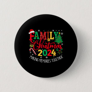 Family Christmas 2024 Matching Outfit Xmas Squad S 6 Cm Round Badge