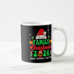 Family Christmas 2024 Matching Squad Santa Elf Fun Coffee Mug