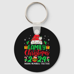 Family Christmas 2024 Matching Squad Santa Elf Fun Key Ring