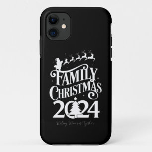 Family Christmas 2024 Memories Together Matching  iPhone 11 Case