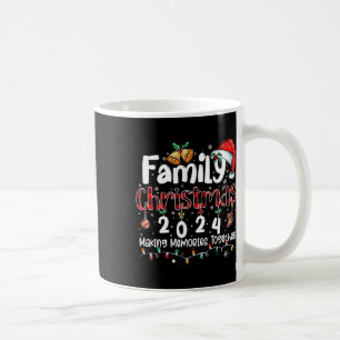 Family Christmas 2024 Pajama Matching Squad Santa  Coffee Mug