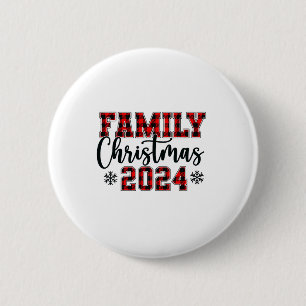 Family Christmas 2024 Xmas Family Matching Christm 6 Cm Round Badge