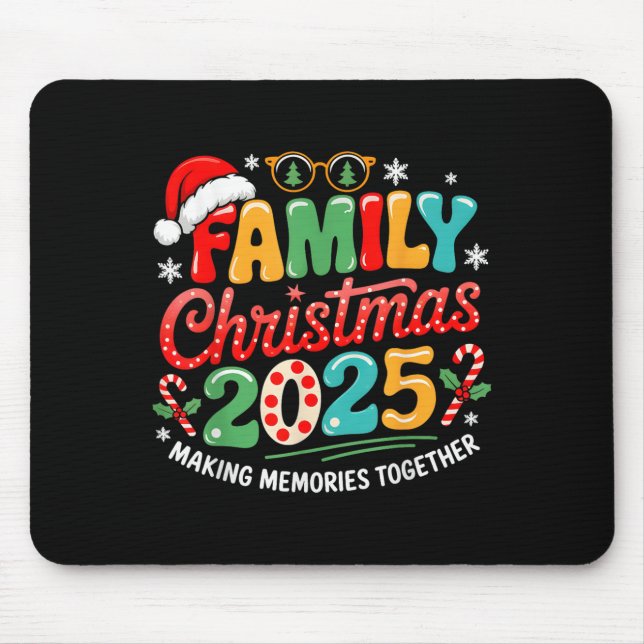 Family Christmas 2025 Christmas Squad Xmas Matchin Mouse Pad (Front)