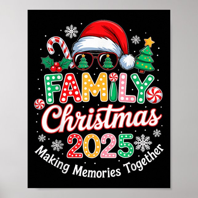 Family Christmas 2025 Christmas Squad Xmas Matchin Poster (Front)