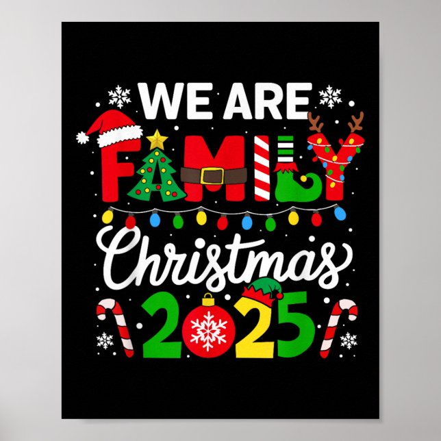 Family Christmas 2025 Christmas Squad Xmas Matchin Poster (Front)