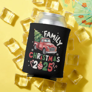 Family Christmas 2025 Crew Group Matching Family  Can Cooler