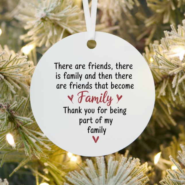 Family Christmas 2025 Gifts for Family Friends  Metal Tree Decoration (Insitu)