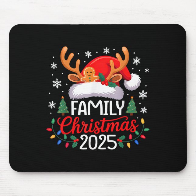 Family Christmas 2025 Matching Family Christmas Xm Mouse Pad (Front)