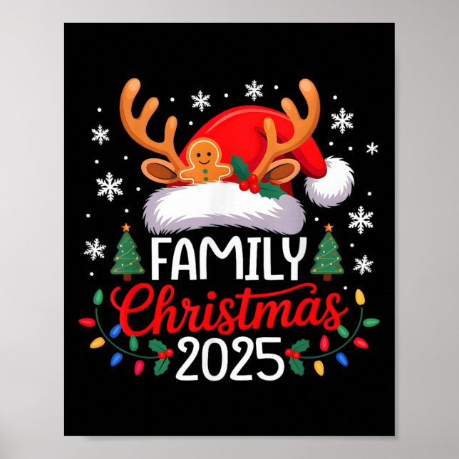 Family Christmas 2025 Matching Family Christmas Xm Poster (Front)
