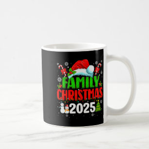 Family Christmas 2025 Matching Outfit Santa Squad  Coffee Mug