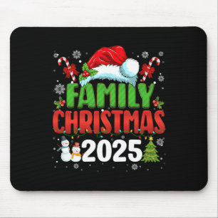 Family Christmas 2025 Matching Outfit Santa Squad  Mouse Pad